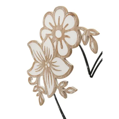 PANEL Z ŻELAZA I DREWNA HEART 50X2X45 cm MIN 2